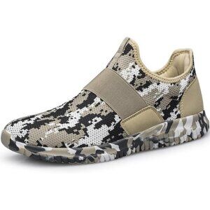 🆕Men Camo Brown Running Breathable Lightweight Comfortable Non Slip Sneaker